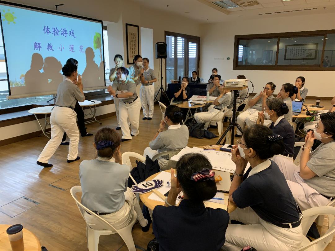 2023年11月18日和19日，五十一位雪隆和芙蓉的教育工作者，及慈济社区教育志工参与静思语教学。 【摄影：李兴伦】