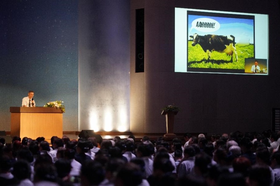 《从慈悲到行动》和《健康密码》讲座引导学员重新思考饮食的选择。【摄影：黄勇雄】